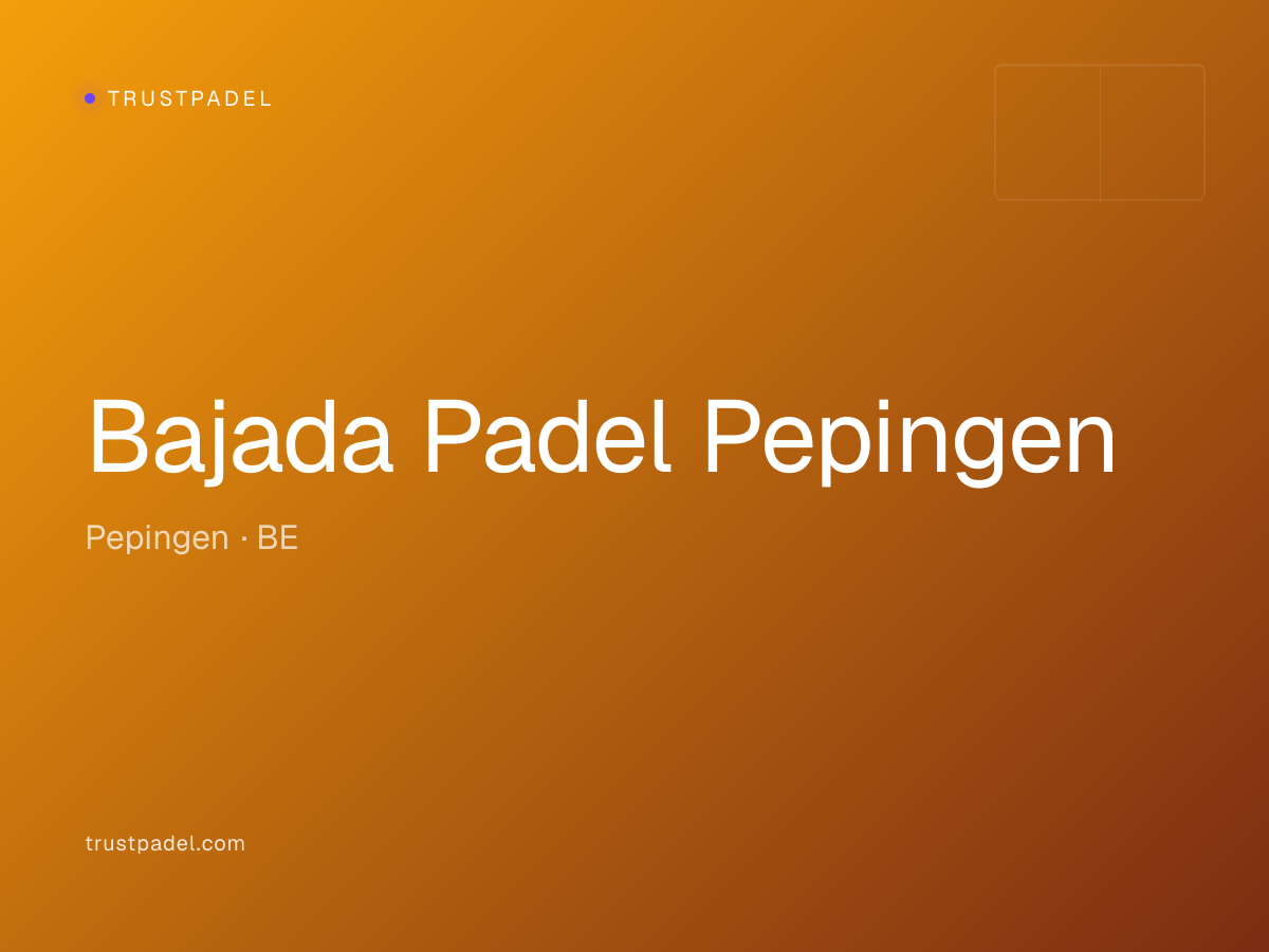 Bajada Padel Pepingen padel club