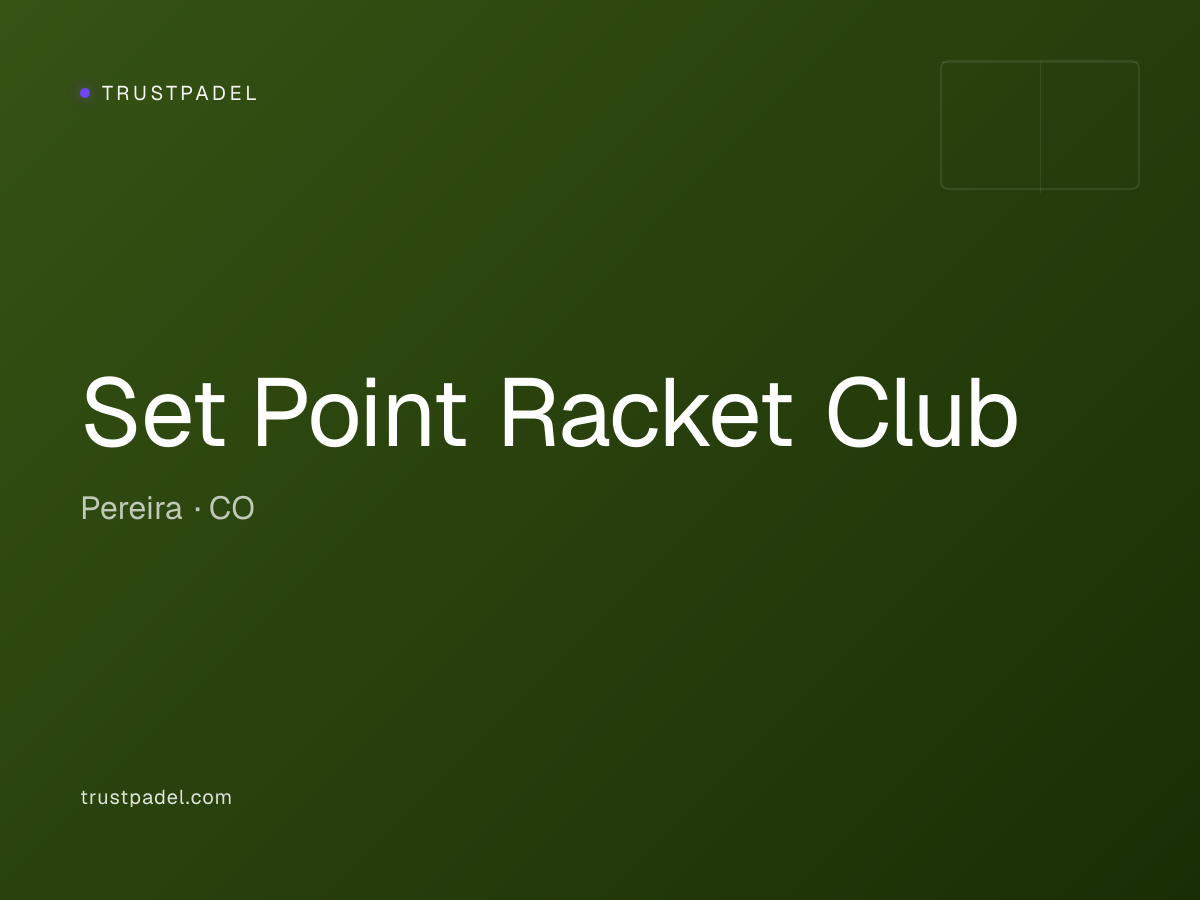Set Point Racket Club padel club
