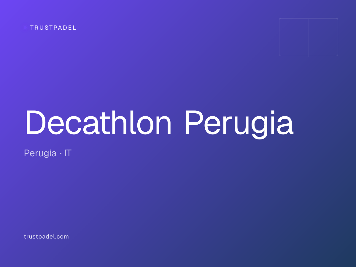 Decathlon Perugia padel club