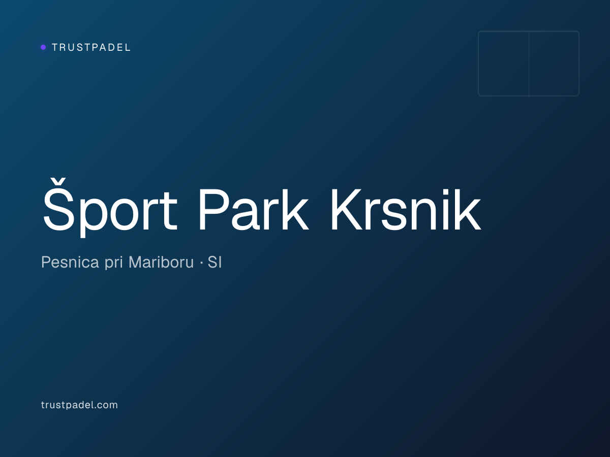 Šport Park Krsnik padel club