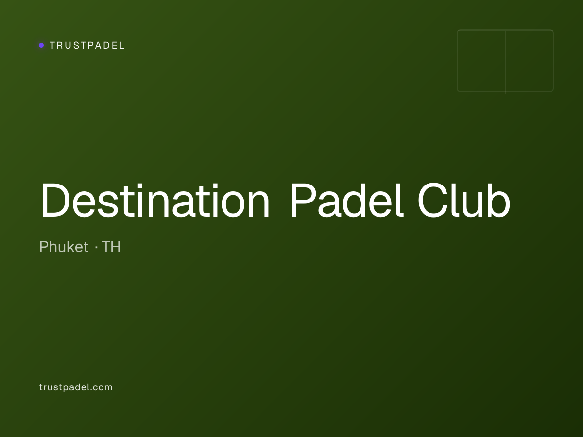 Destination Padel Club padel club