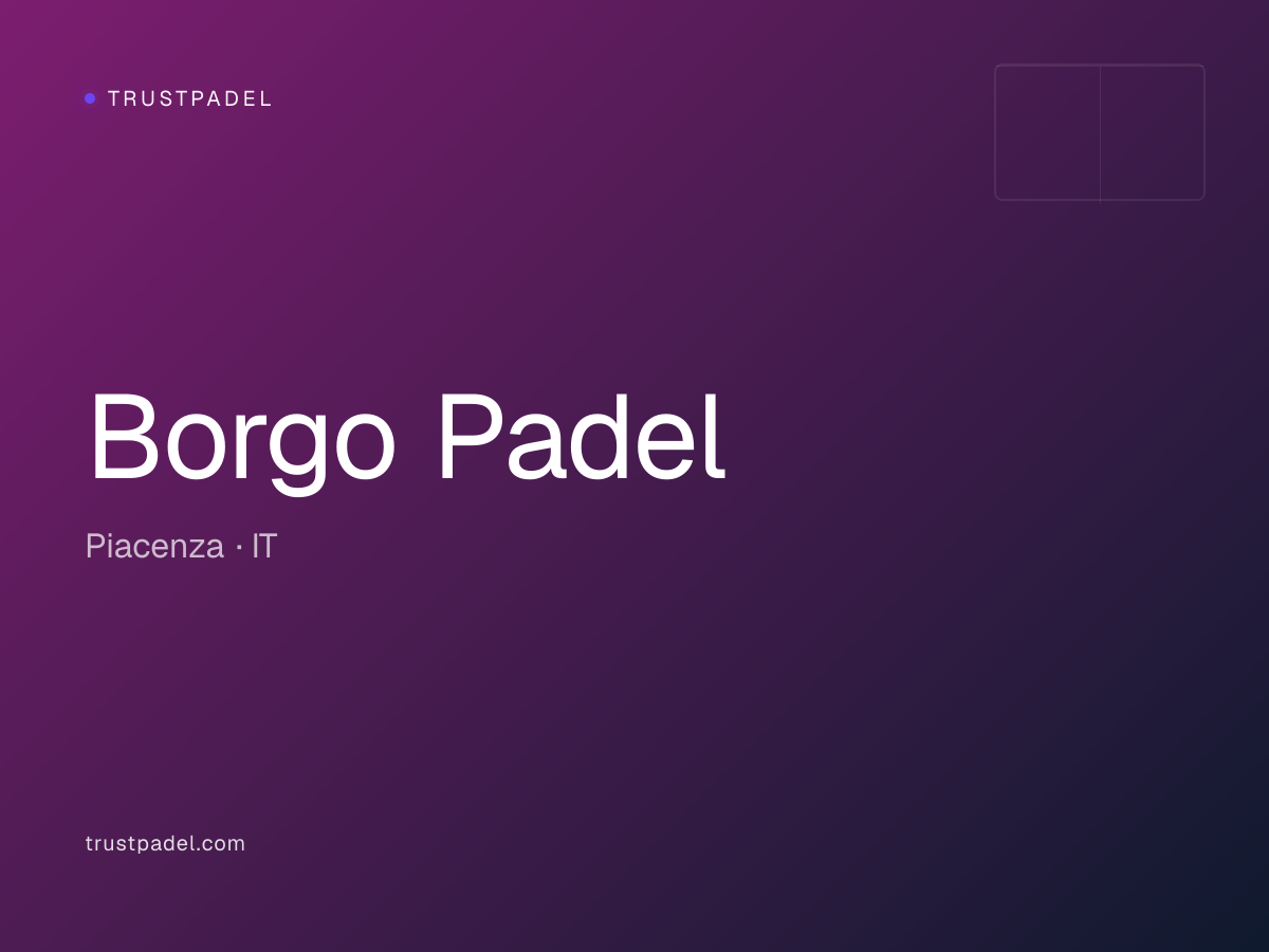 Borgo Padel padel club