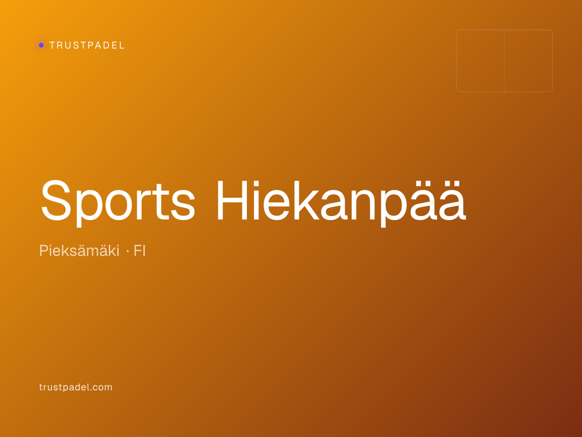 Sports Hiekanpää padel club