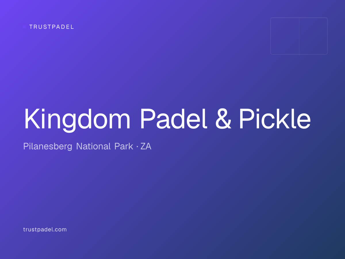Kingdom Padel & Pickle padel club