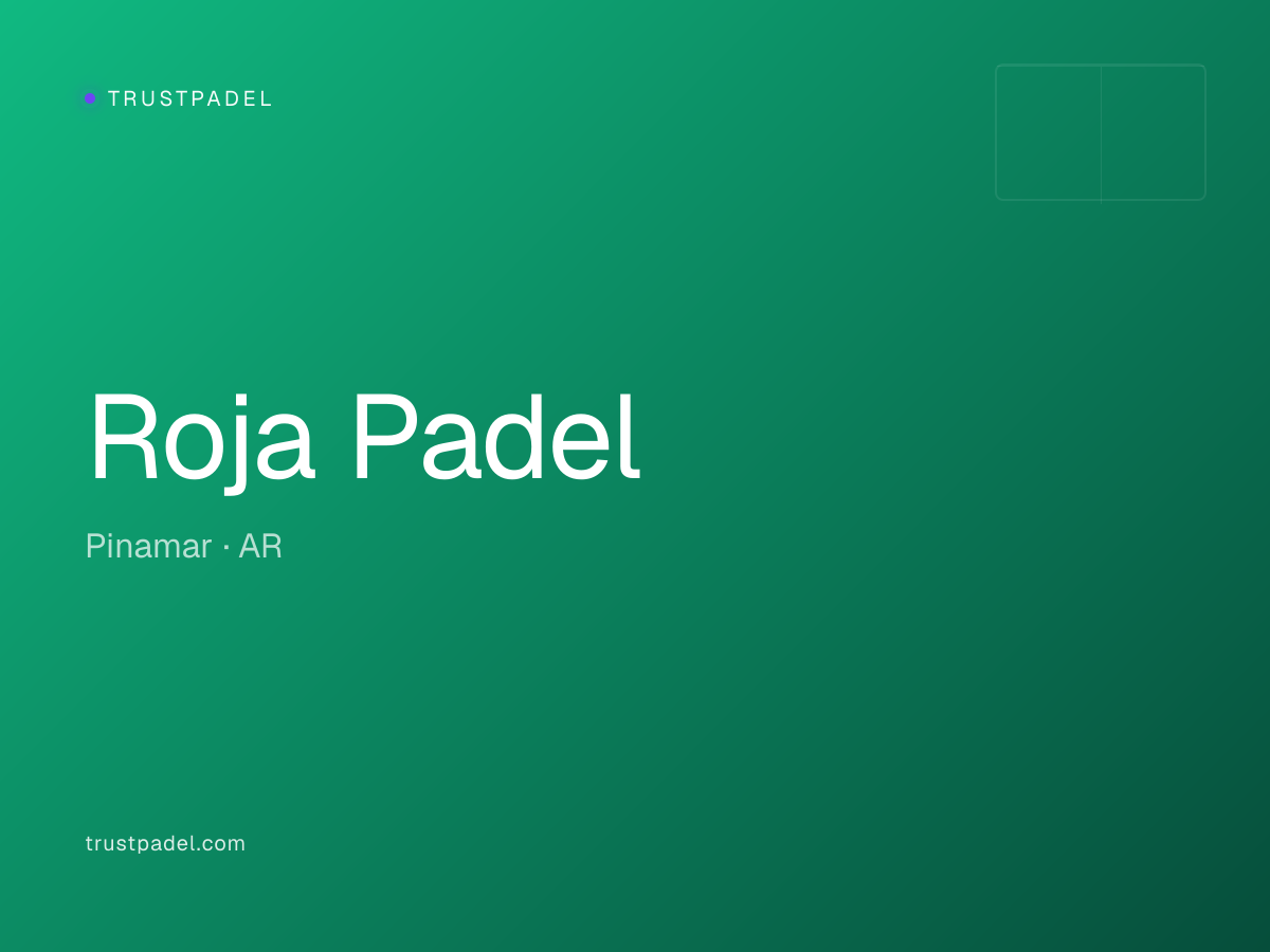 Roja Padel padel club
