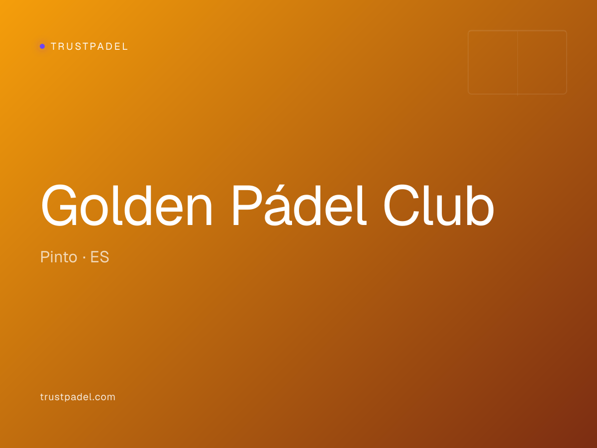 Golden Pádel Club padel club