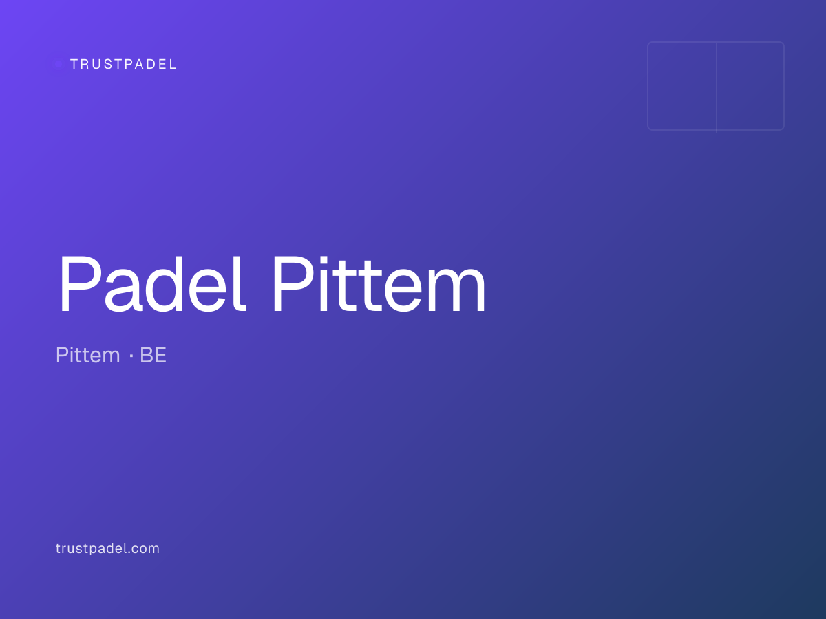 Padel Pittem padel club