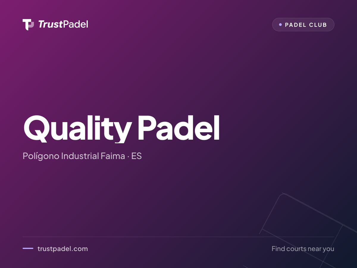 Quality Padel padel club
