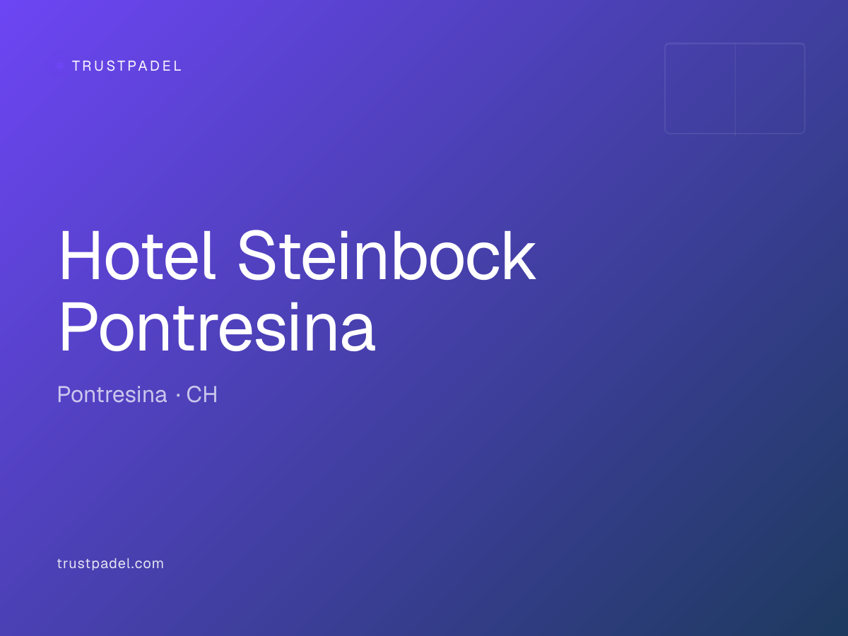 Hotel Steinbock Pontresina padel club