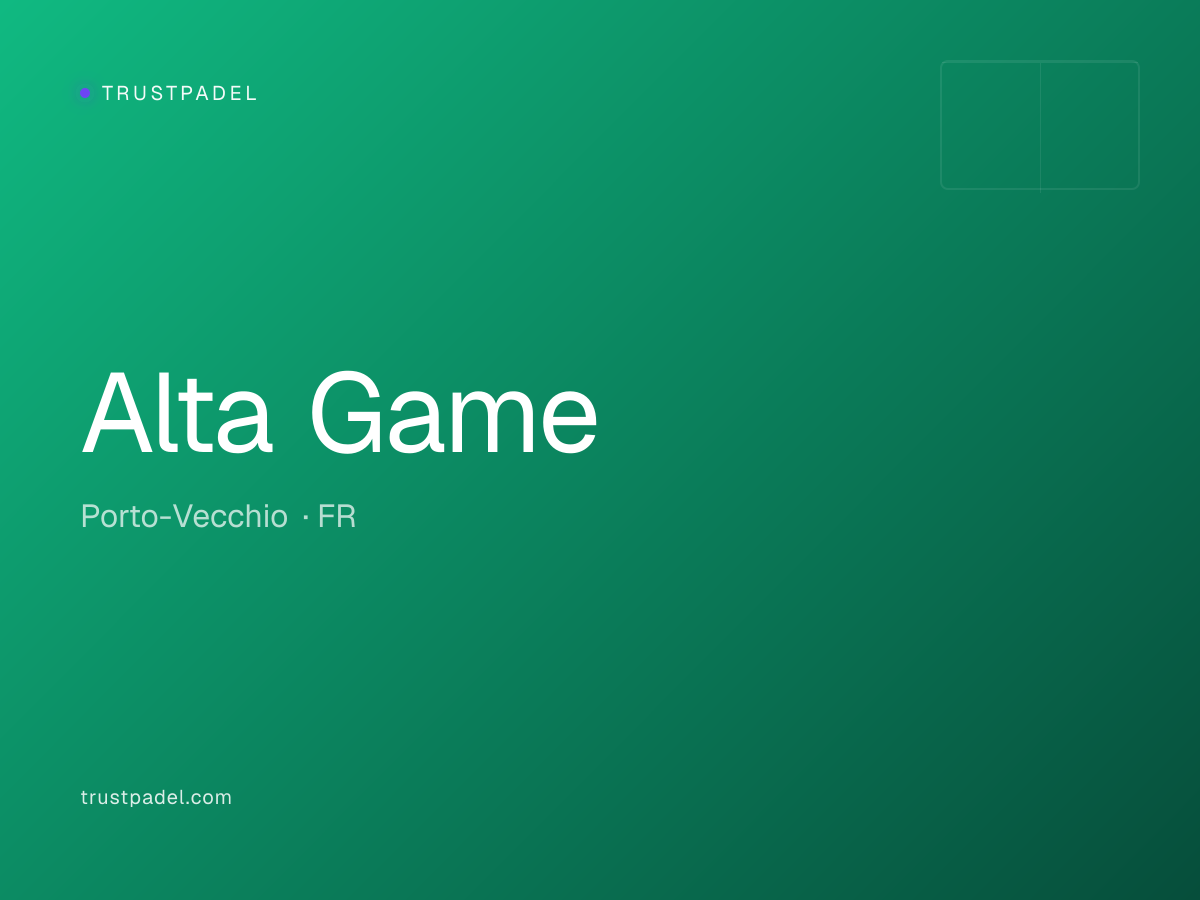 Alta Game padel club