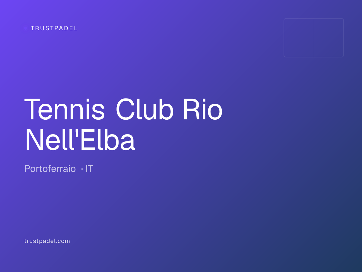 Tennis Club Rio Nell'Elba padel club