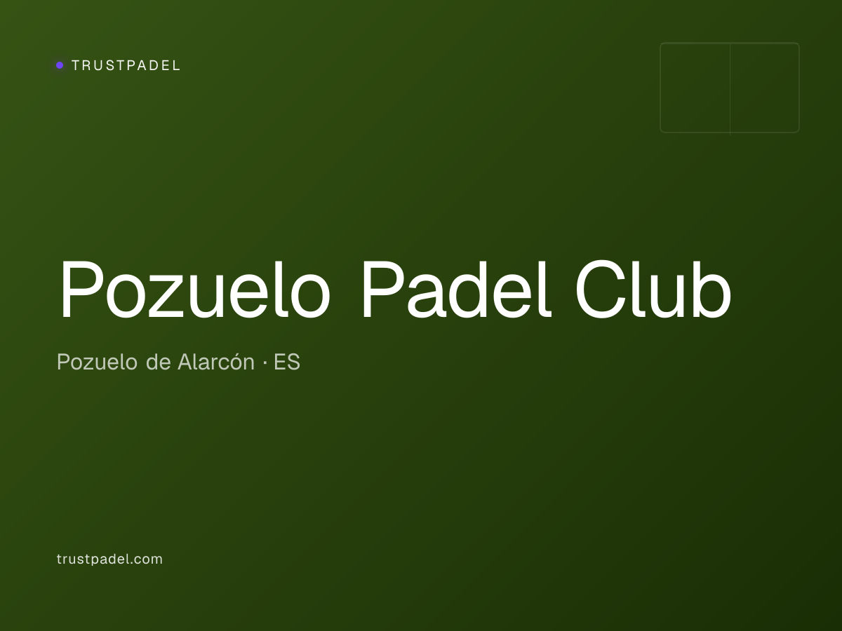 Pozuelo Padel Club padel club