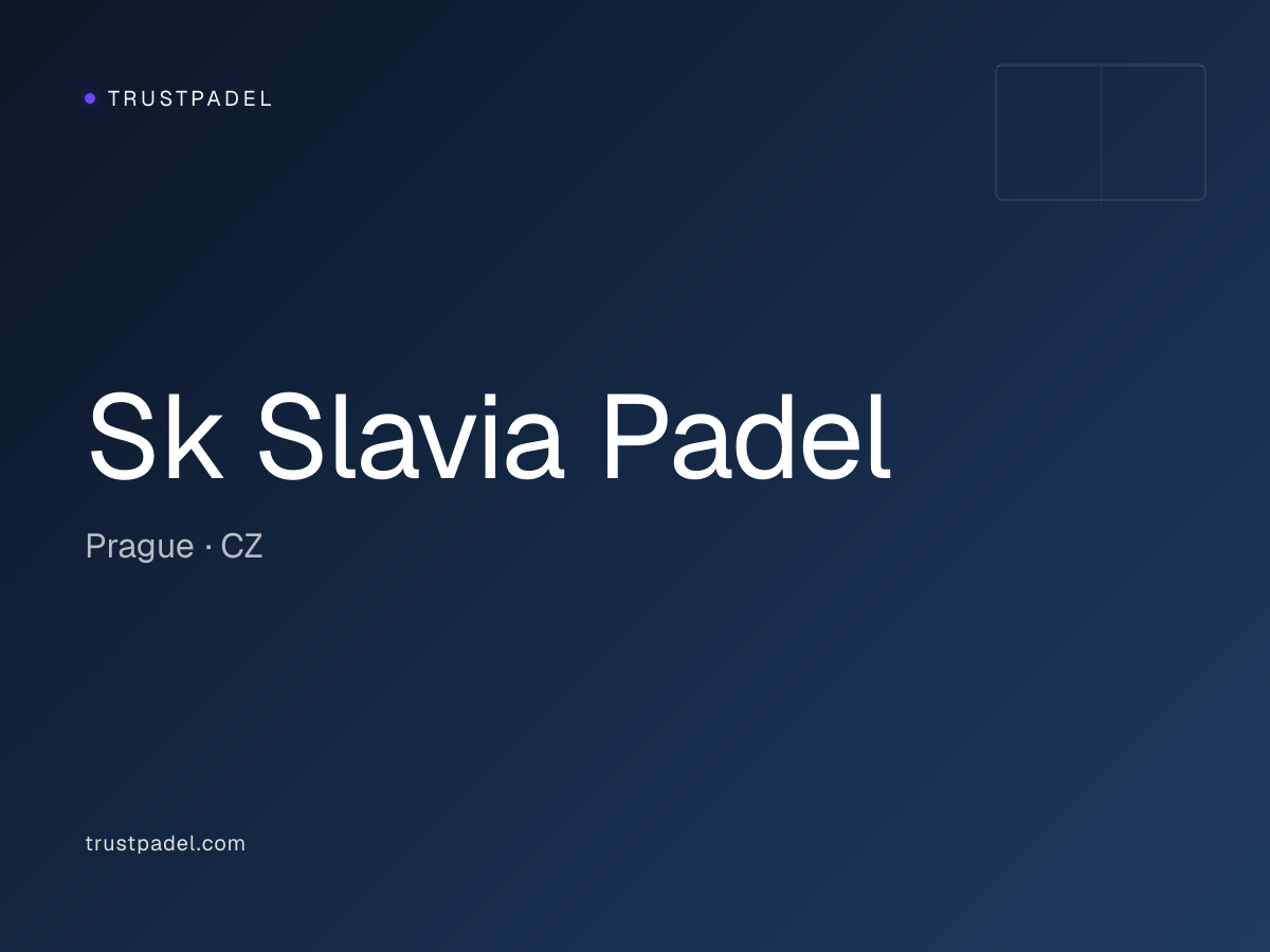Sk Slavia Padel padel club