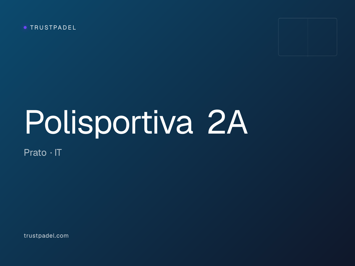 Polisportiva 2A padel club