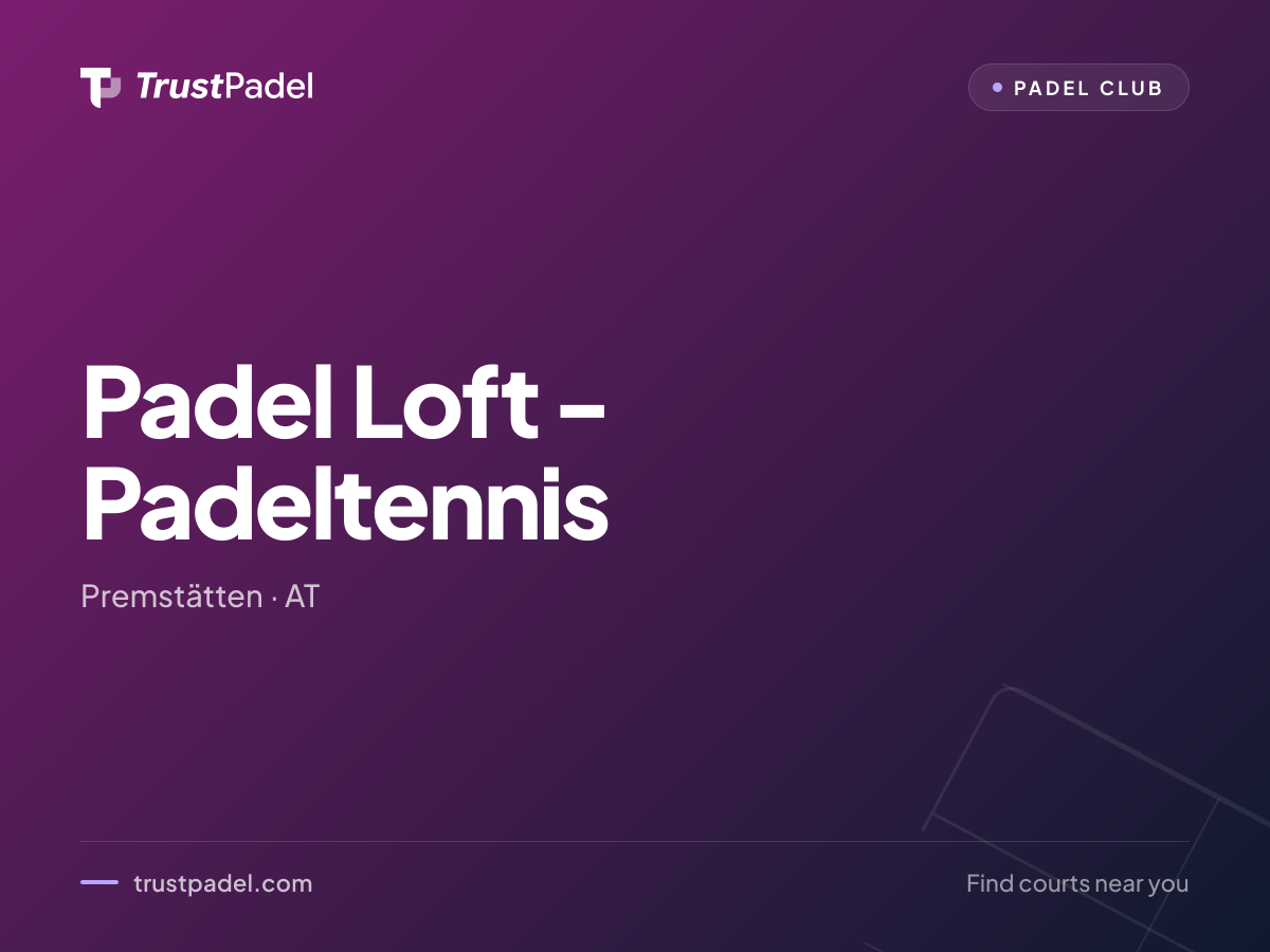 Padel Loft - Padeltennis padel club