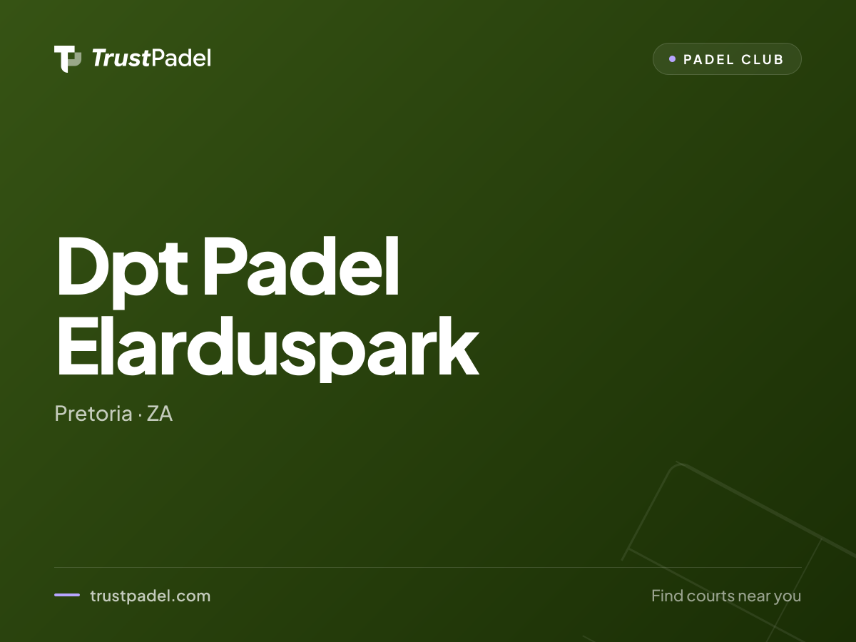 Dpt Padel Elarduspark padel club