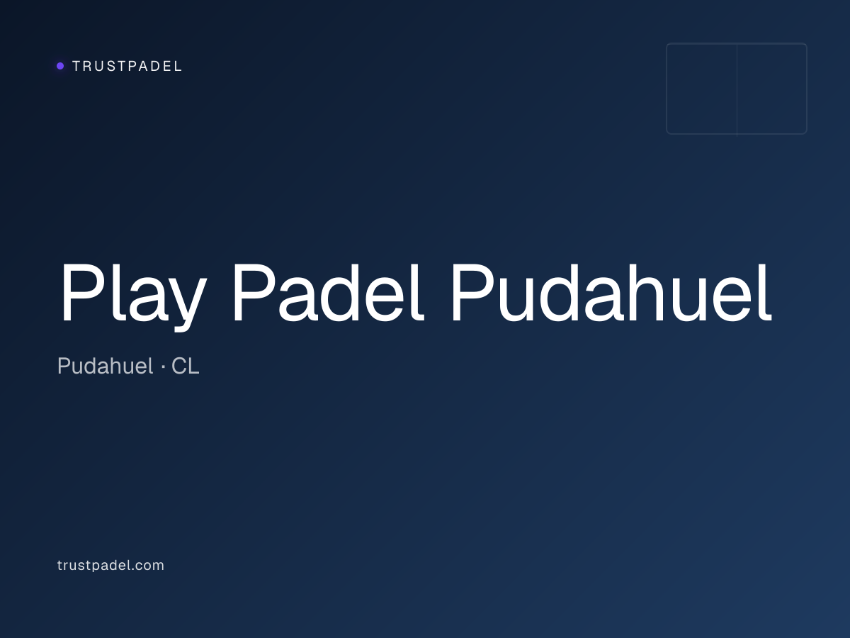 Play Padel Pudahuel padel club