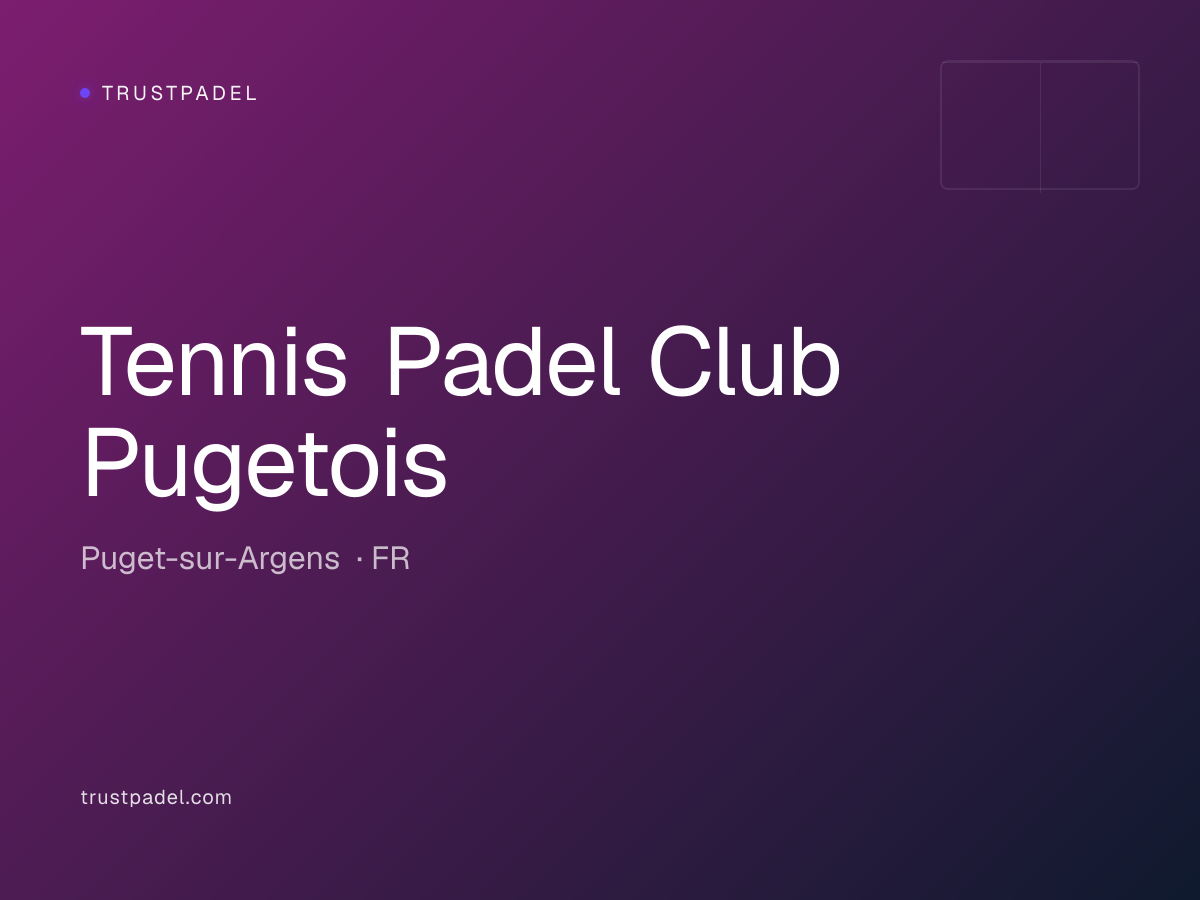 Tennis Padel Club Pugetois padel club