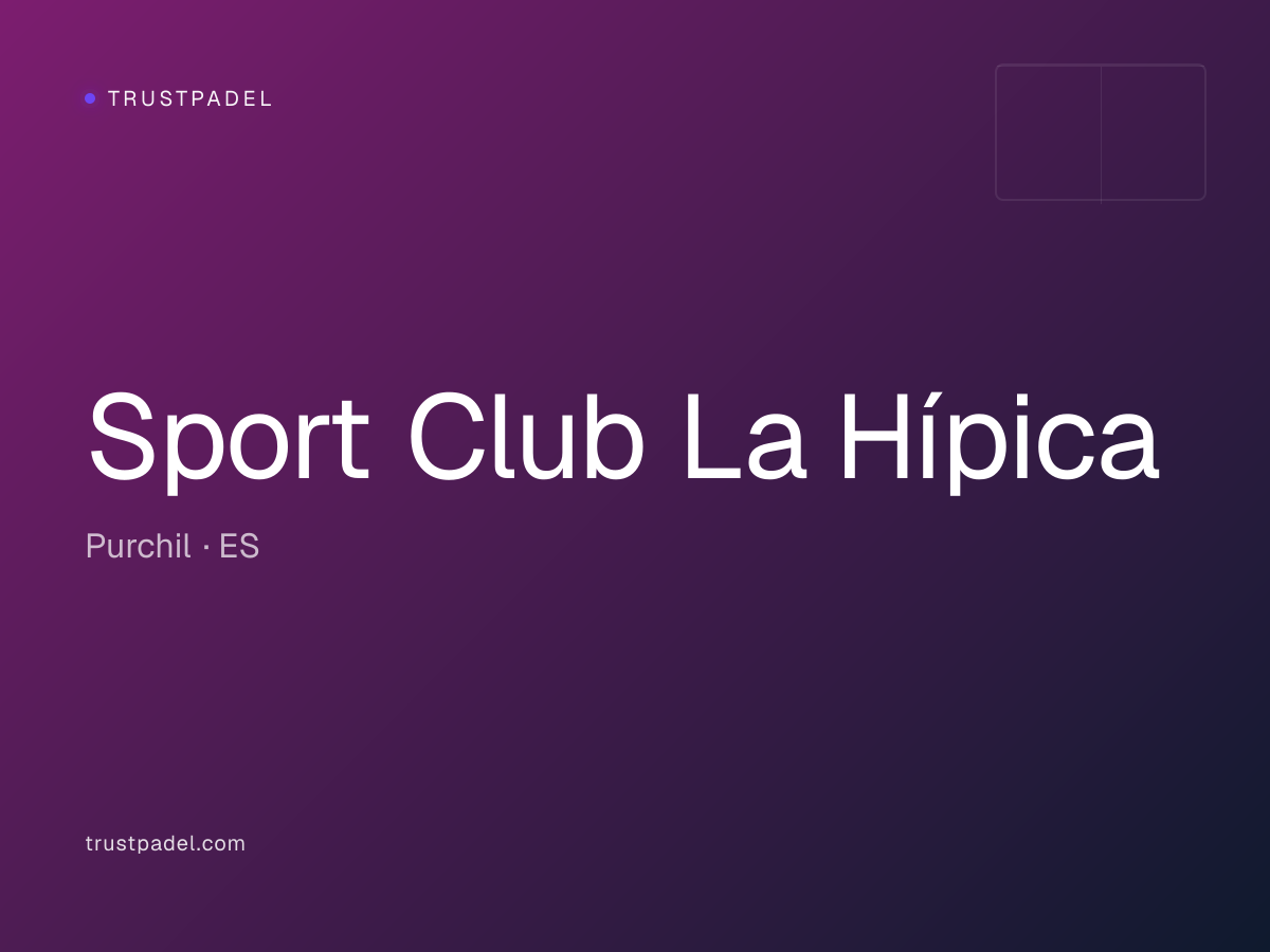 Sport Club La Hípica padel club