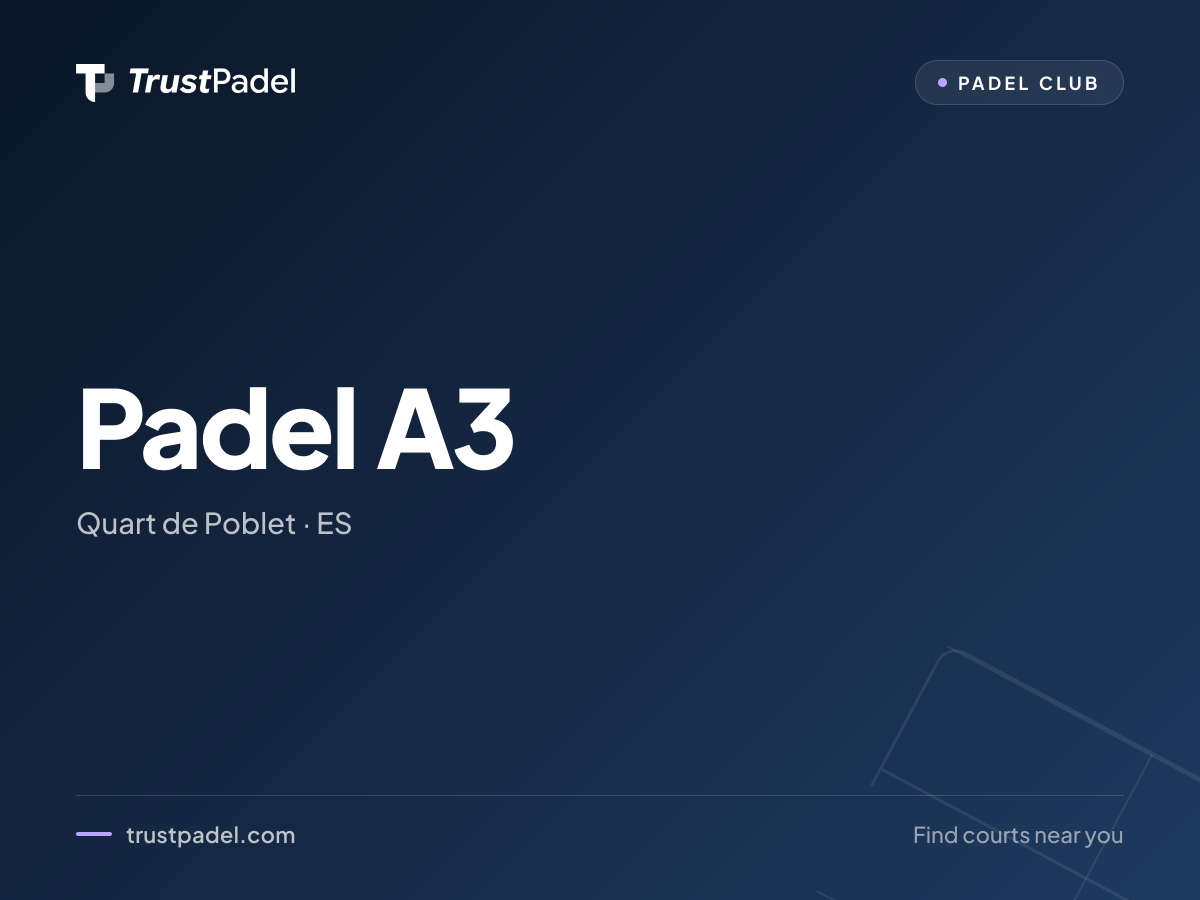Padel A3 padel club
