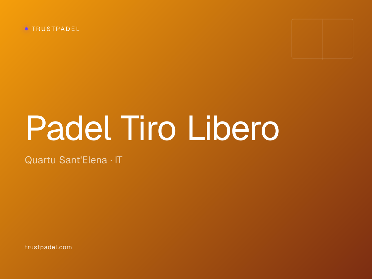 Padel Tiro Libero padel club