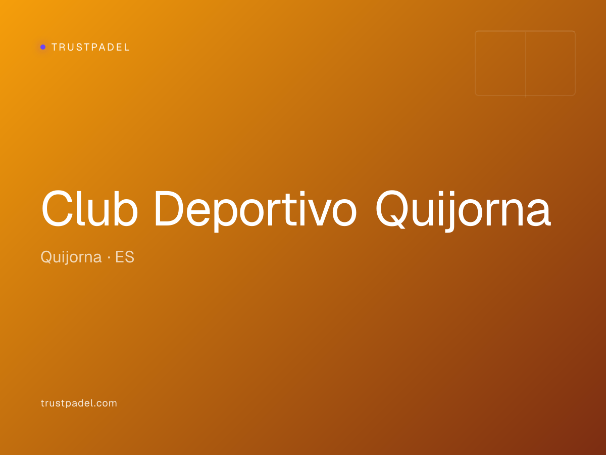 Club Deportivo Quijorna padel club