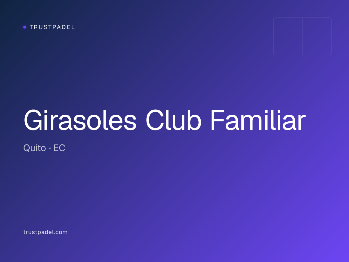 Girasoles Club Familiar padel club