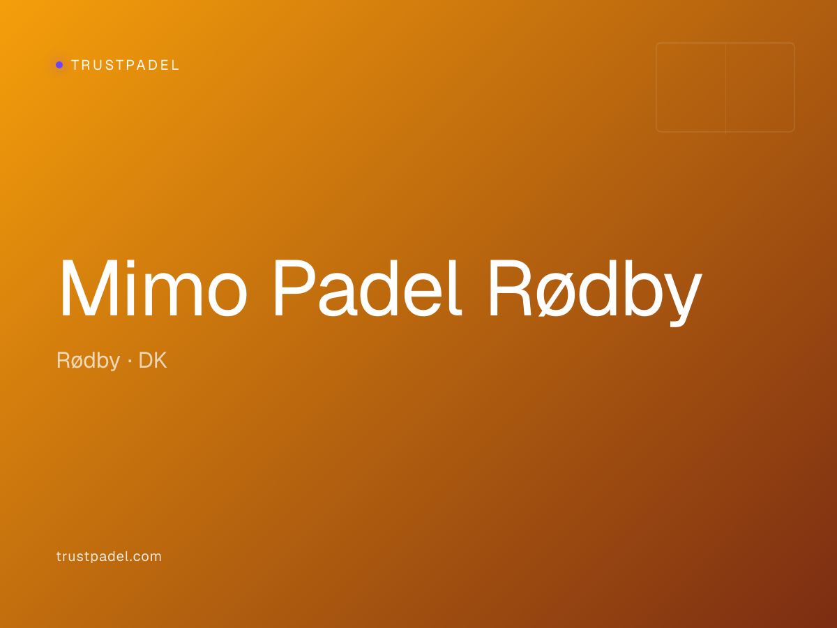 Mimo Padel Rødby padel club