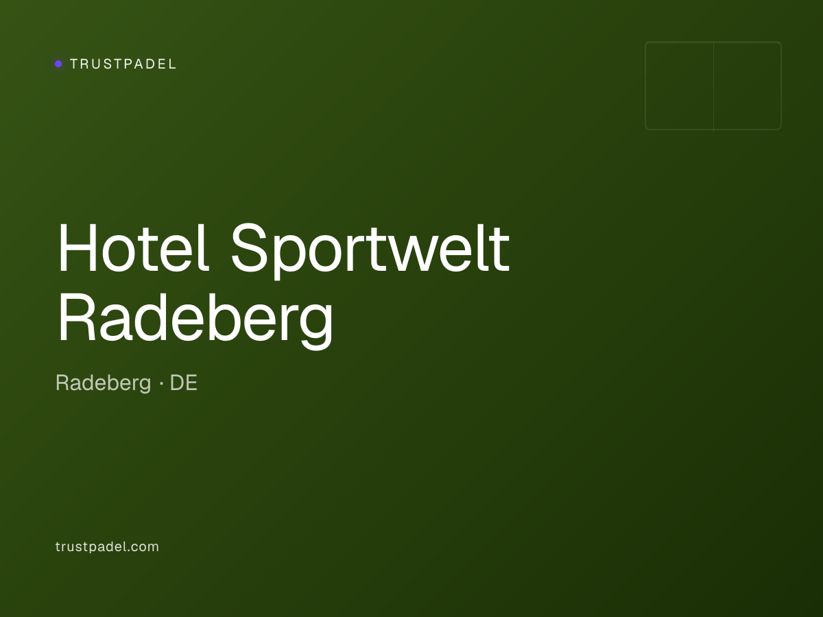 Hotel Sportwelt Radeberg padel club
