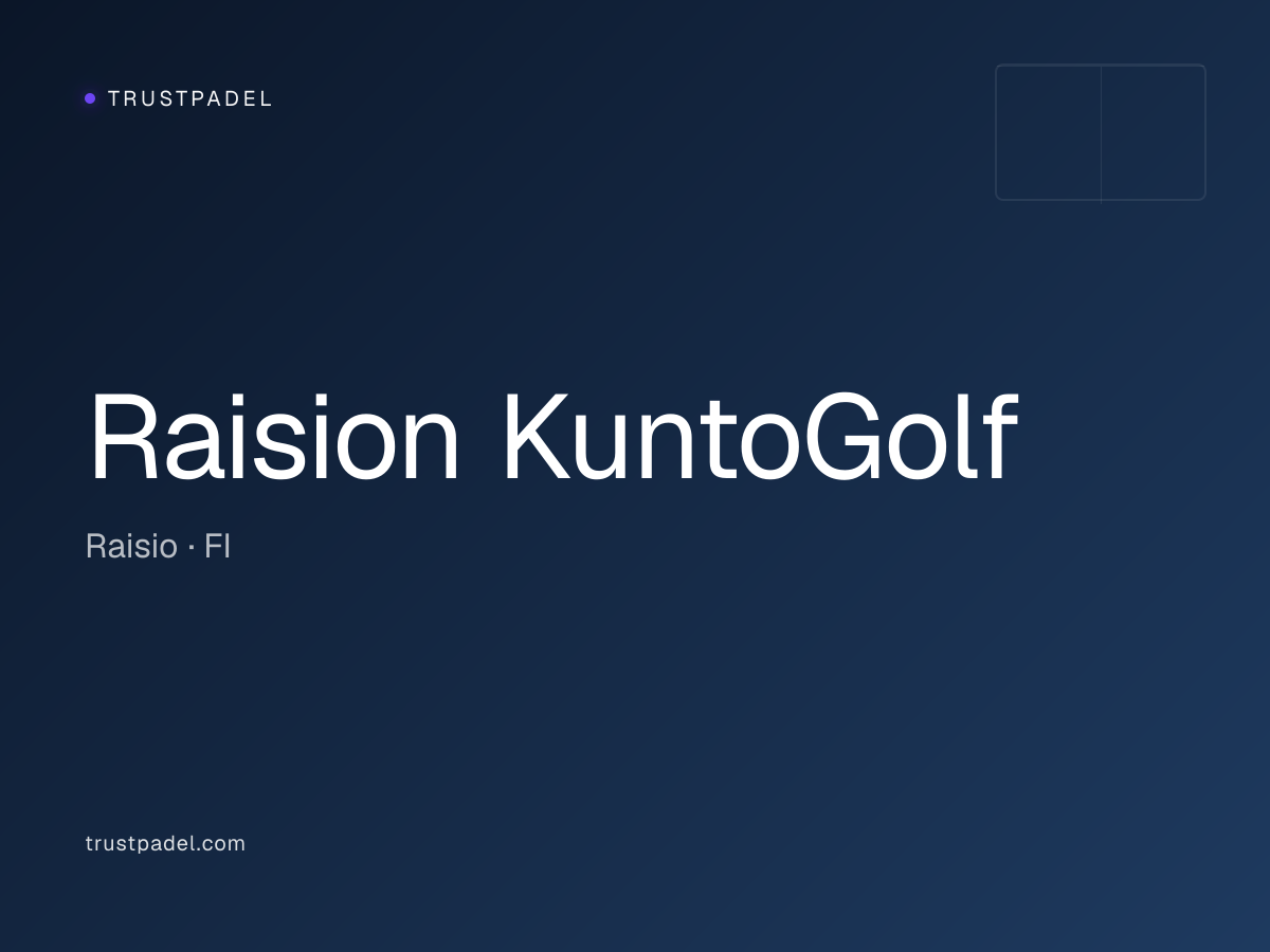 Raision KuntoGolf padel club