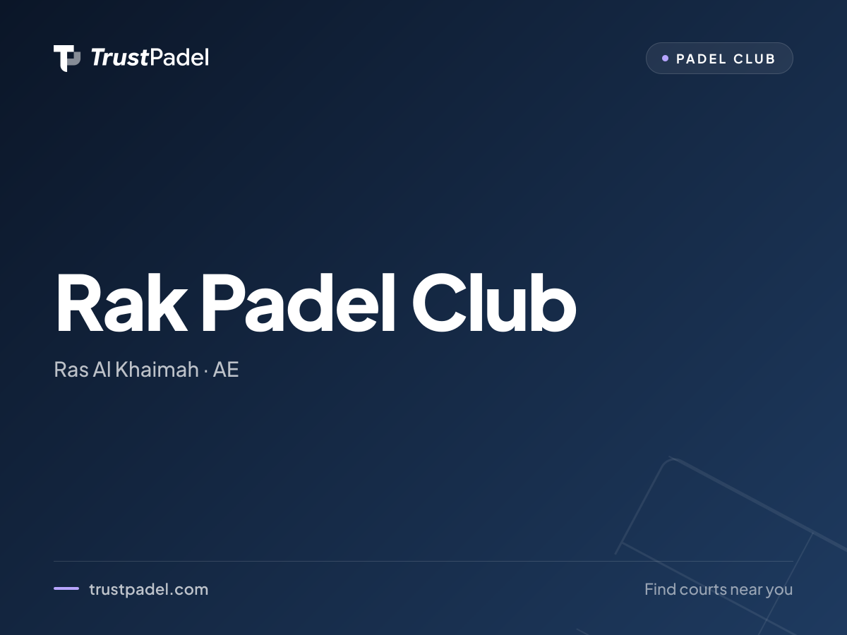 Rak Padel Club padel club