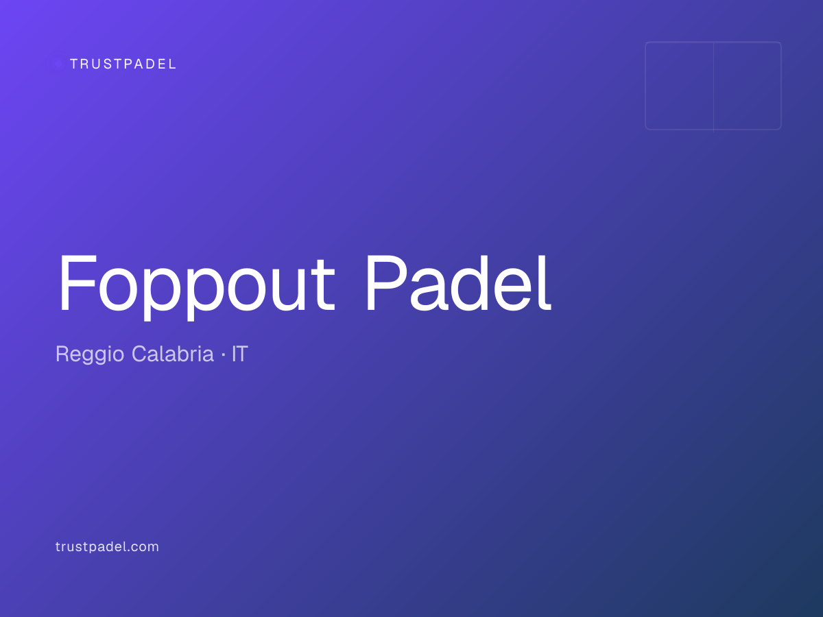 Foppout Padel padel club