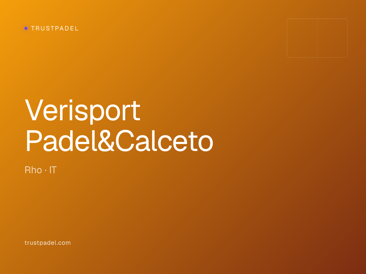 Verisport Padel&Calceto padel club