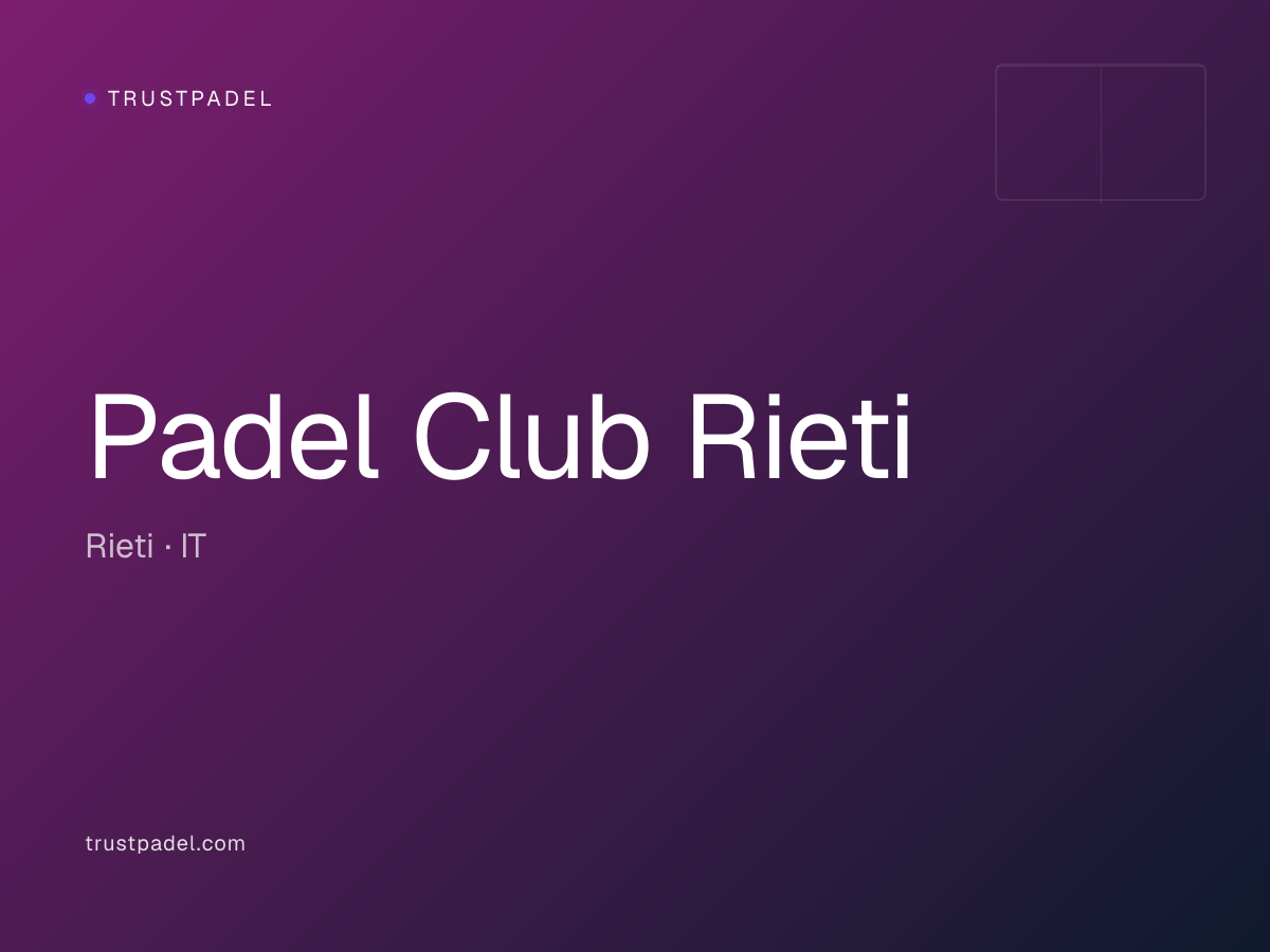 Padel Club Rieti padel club