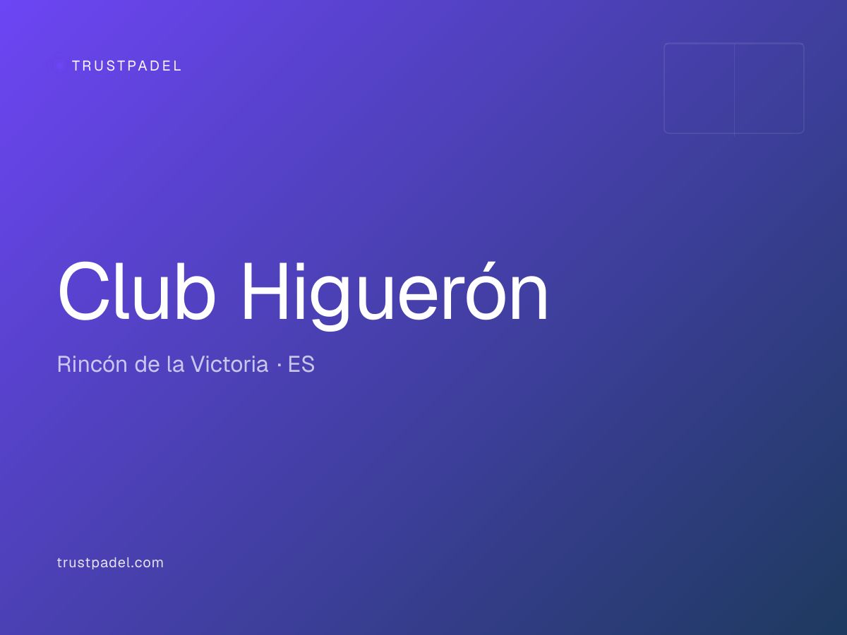 Club Higuerón padel club