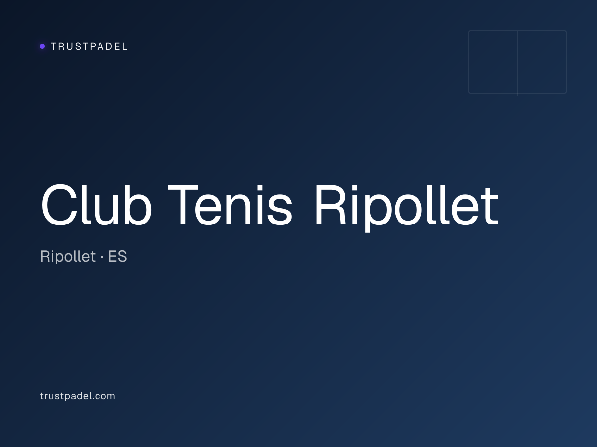 Club Tenis Ripollet padel club
