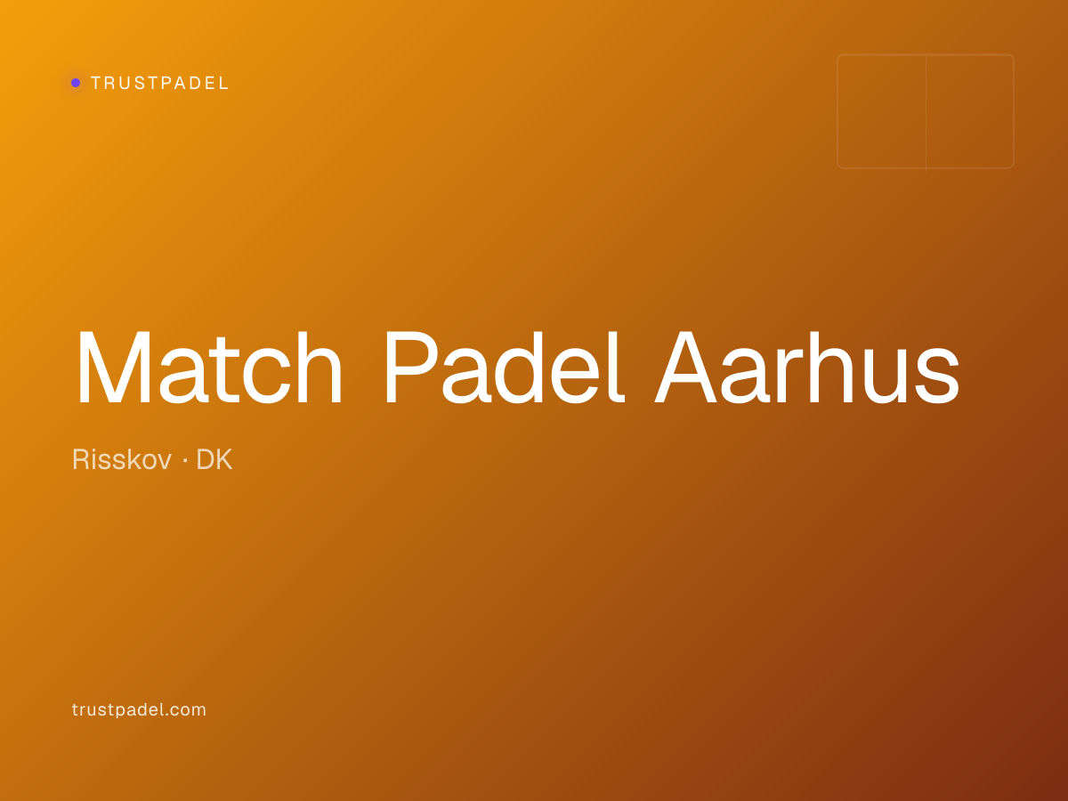 Match Padel Aarhus padel club