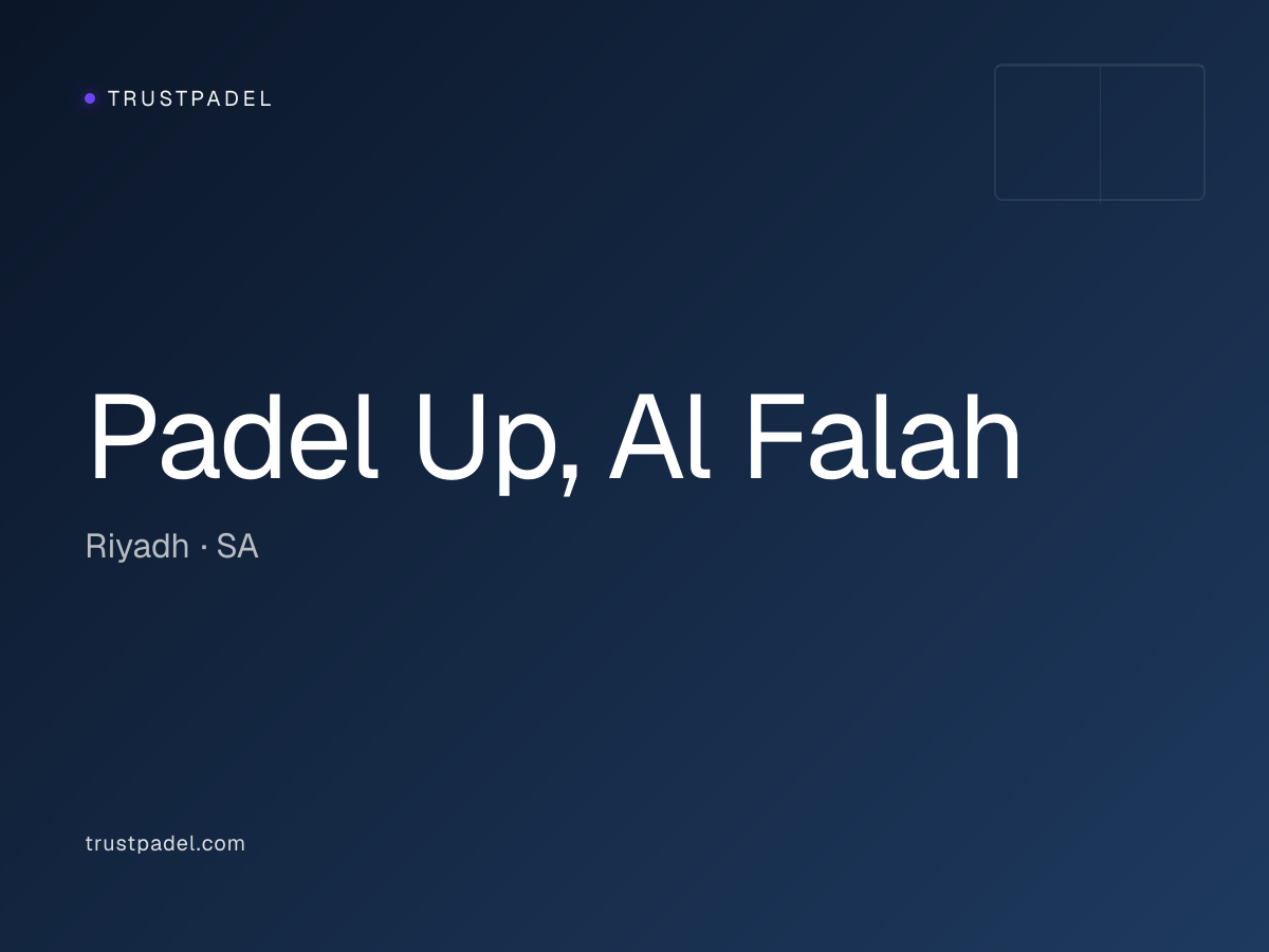Padel Up, Al Falah padel club