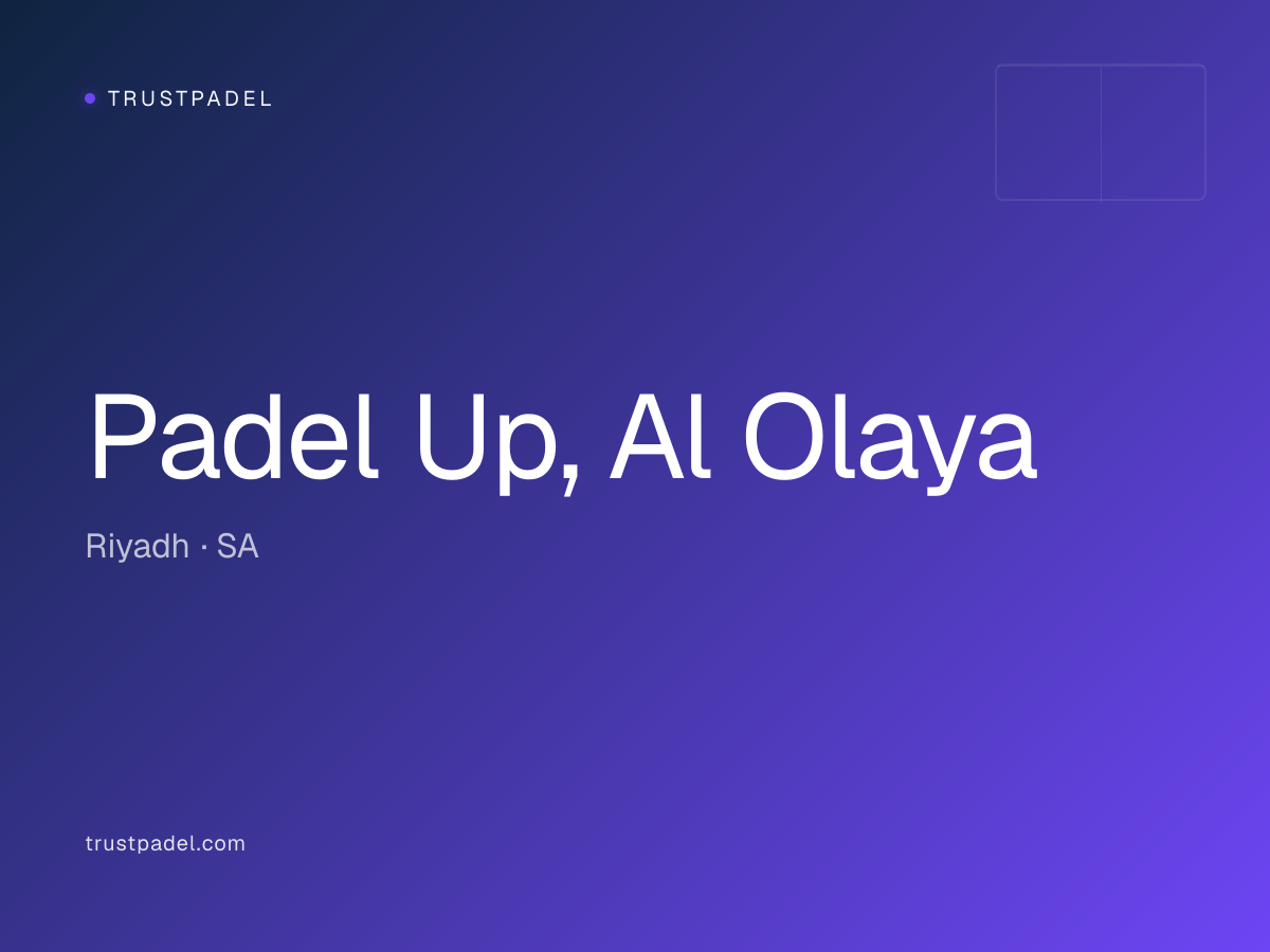 Padel Up, Al Olaya padel club