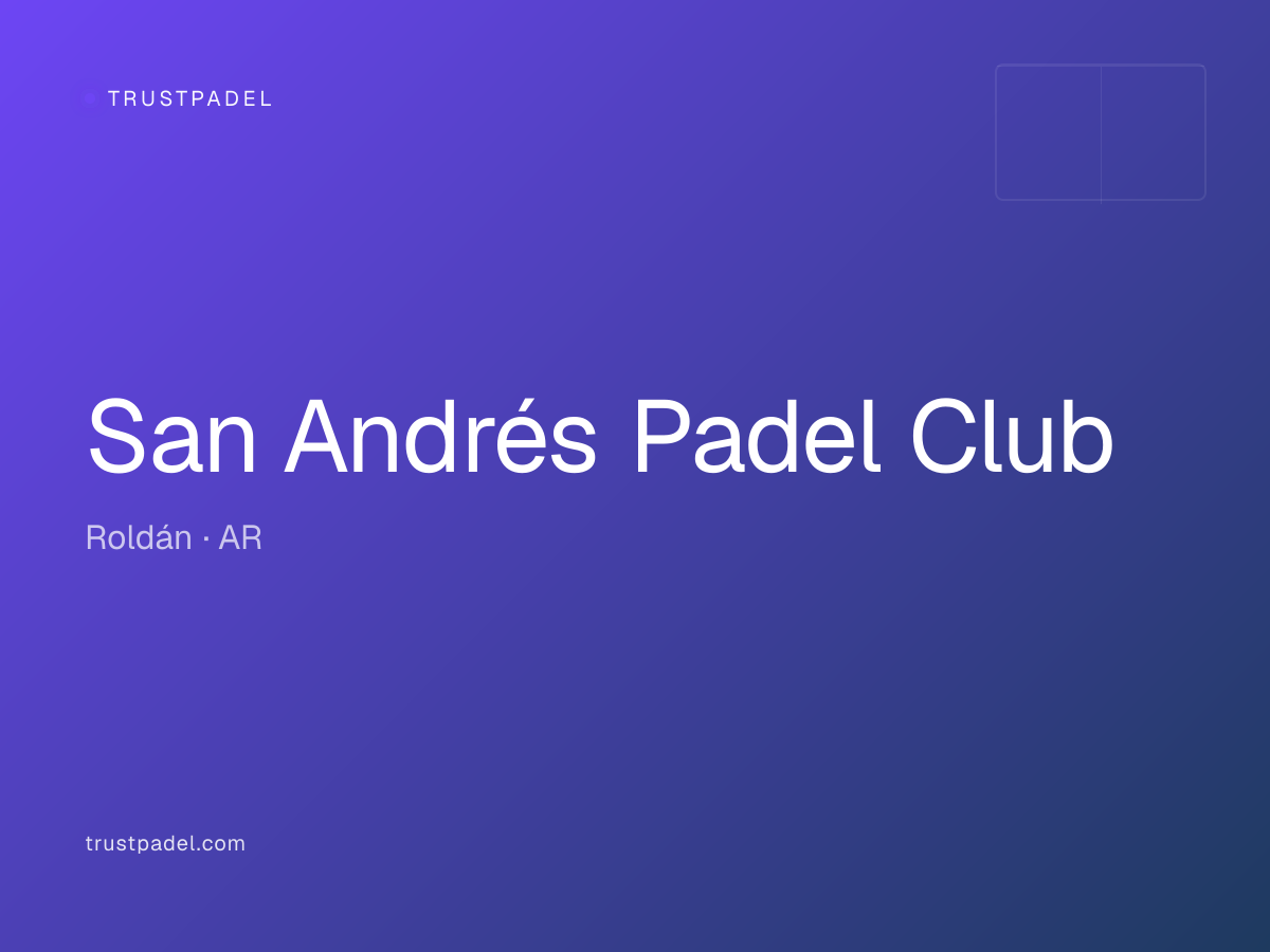 San Andrés Padel Club padel club