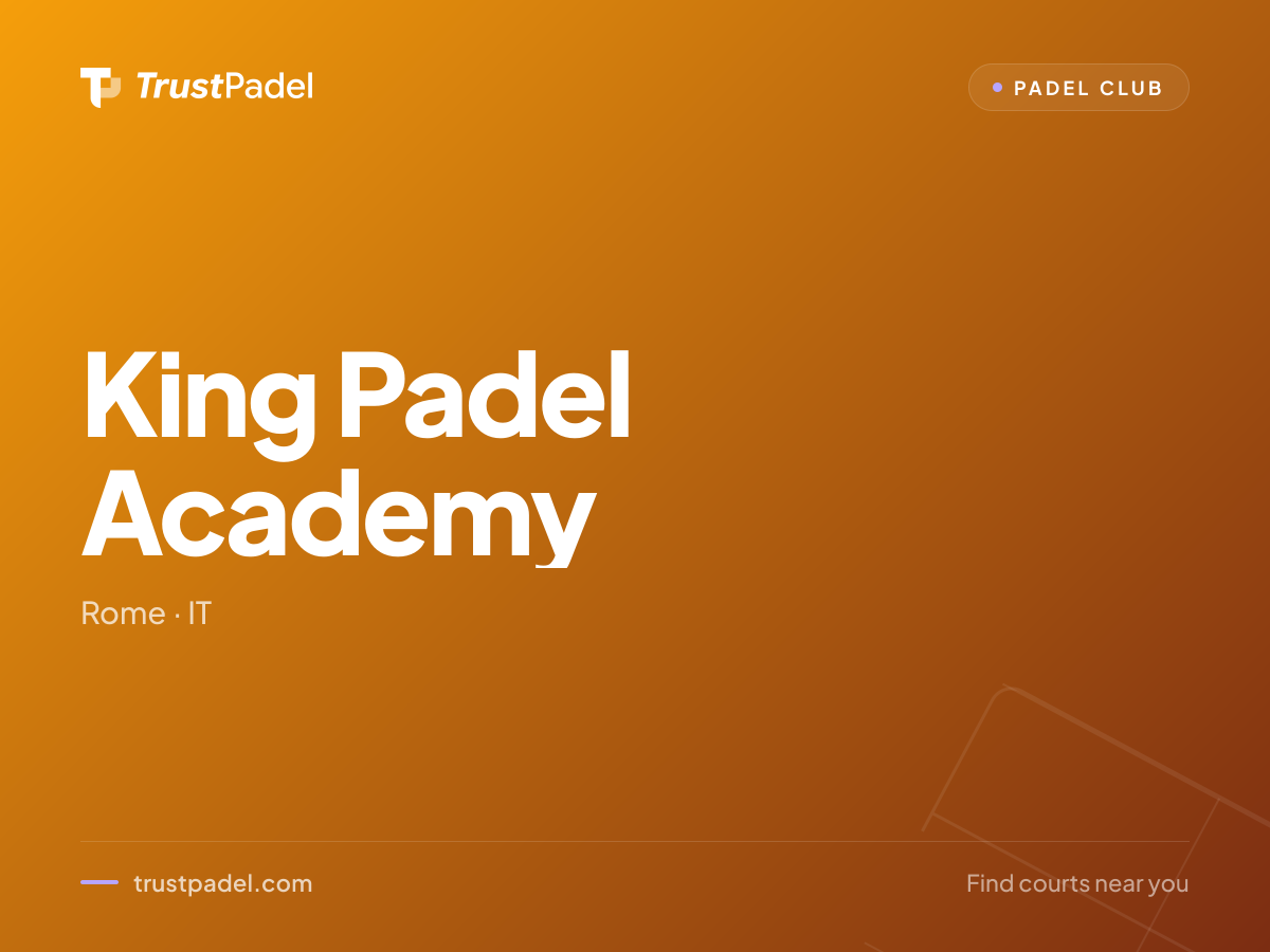 King Padel Academy padel club