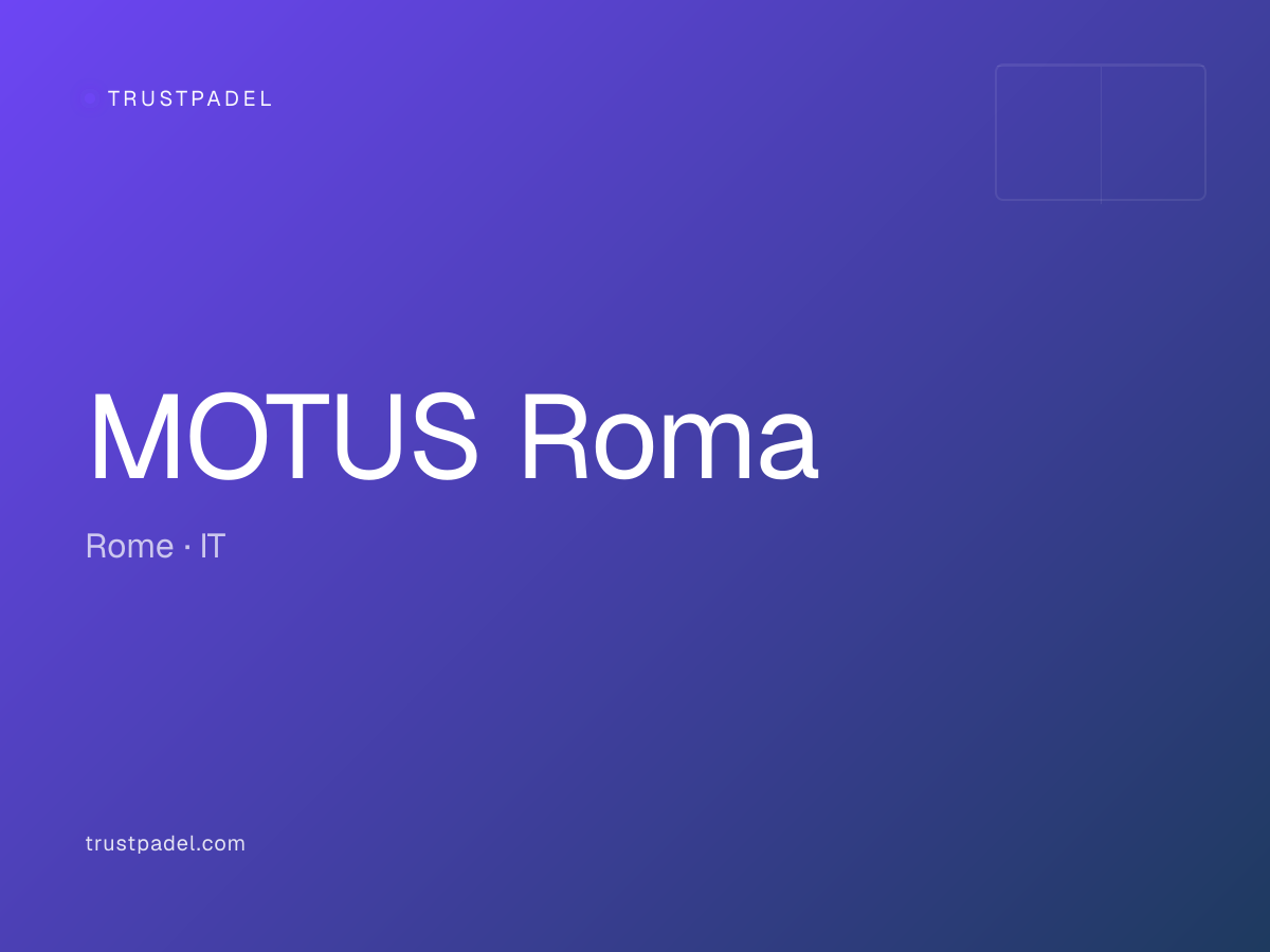 MOTUS Roma padel club
