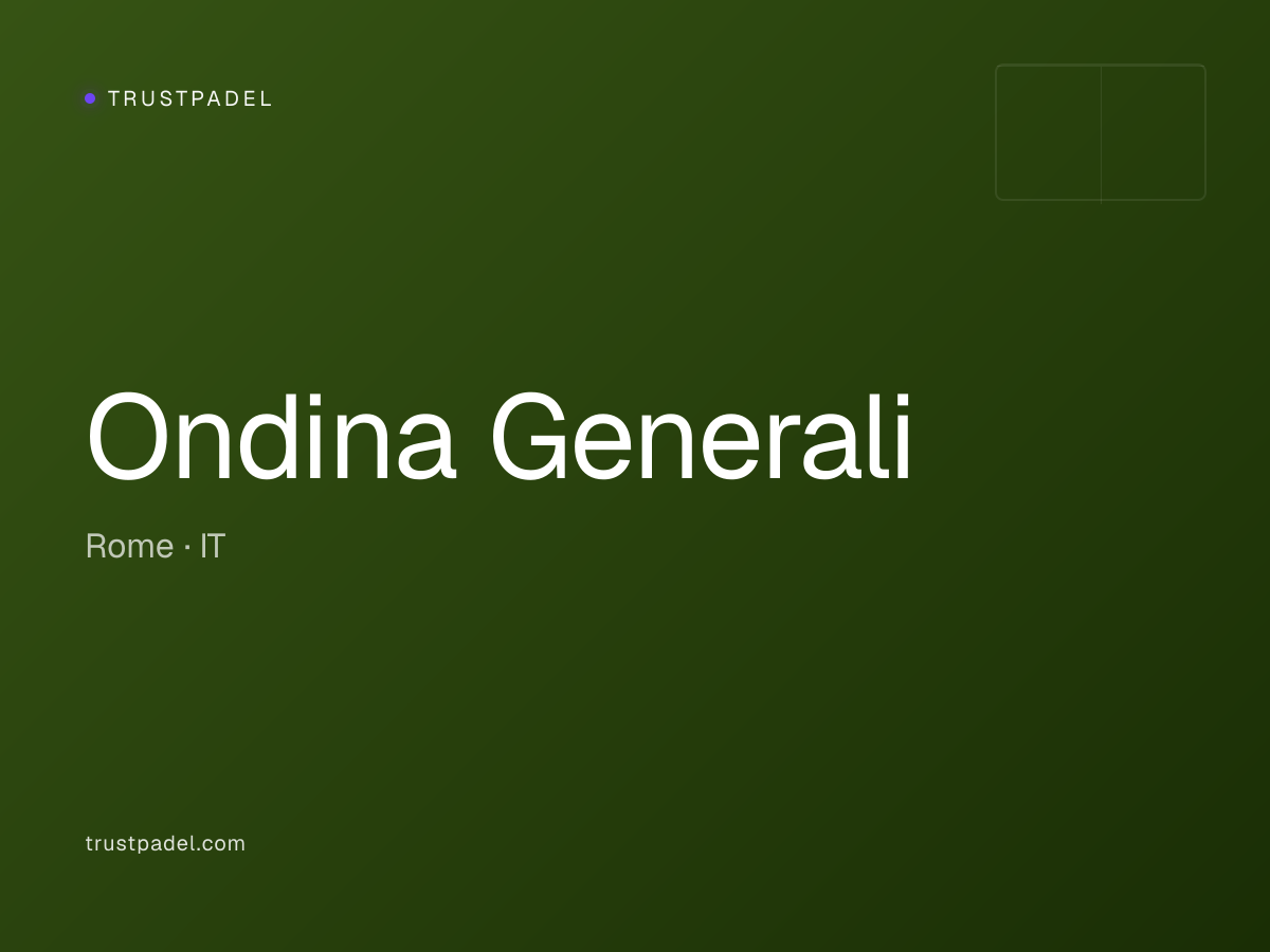 Ondina Generali padel club