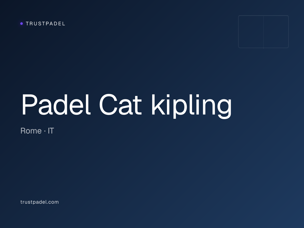 Padel Cat kipling padel club