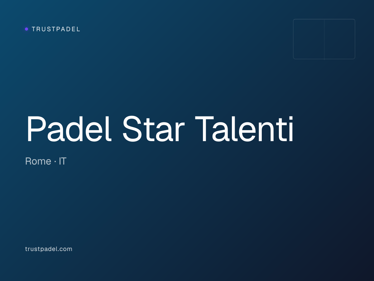 Padel Star Talenti padel club