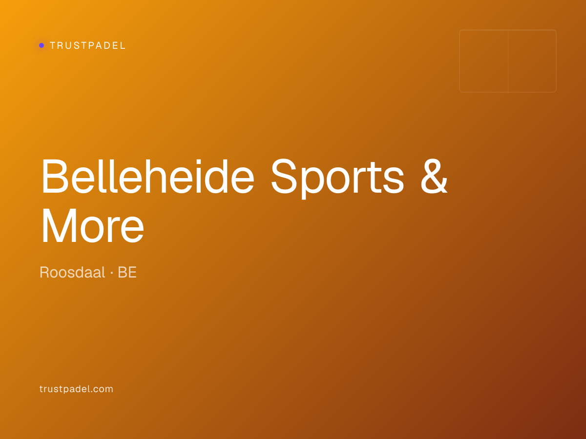 Belleheide Sports & More padel club