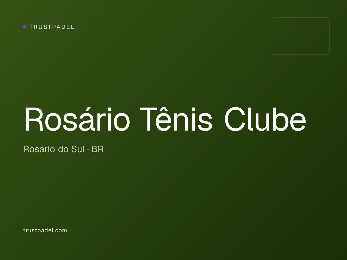 Rosário Tênis Clube padel club