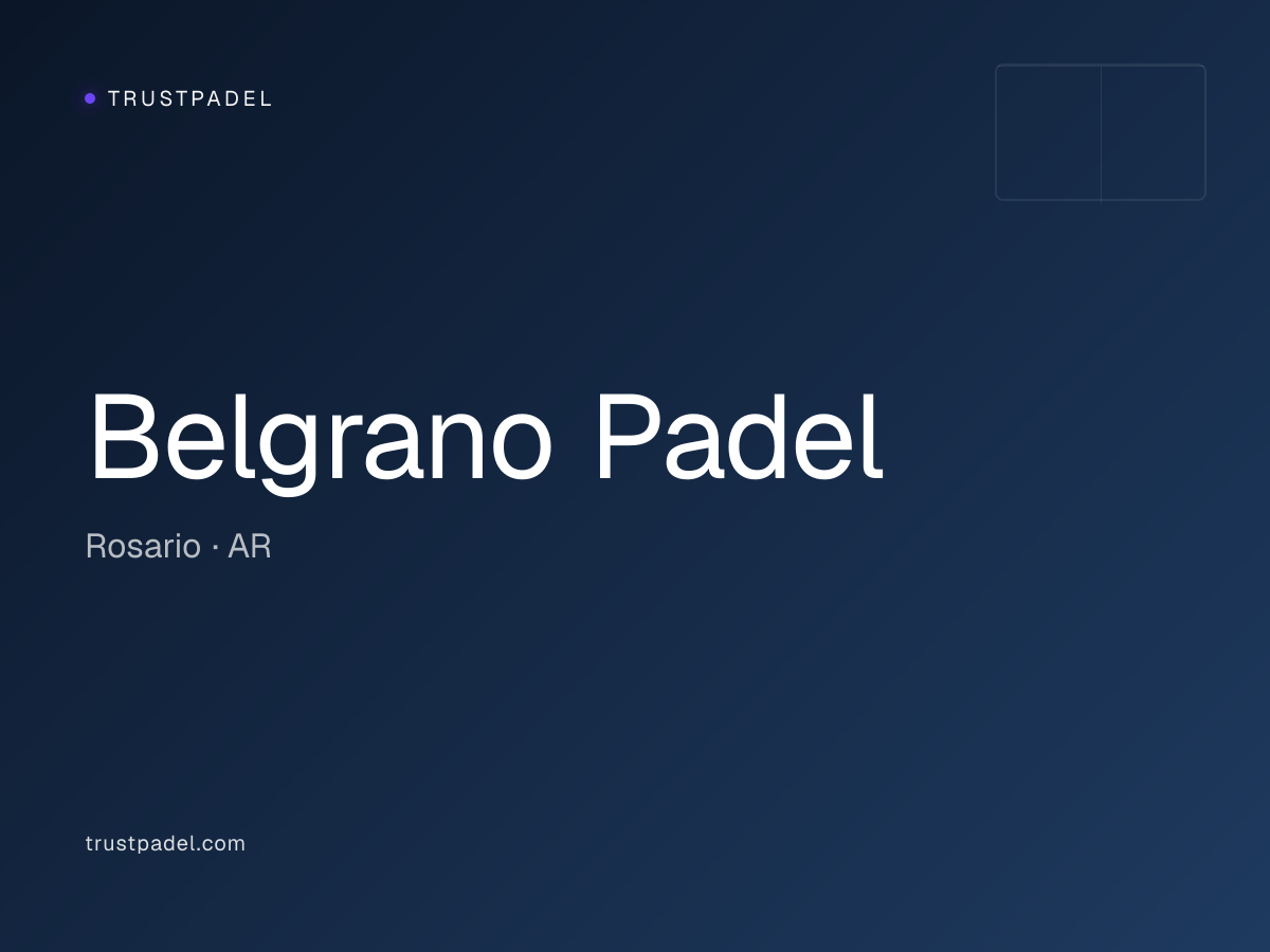 Belgrano Padel padel club