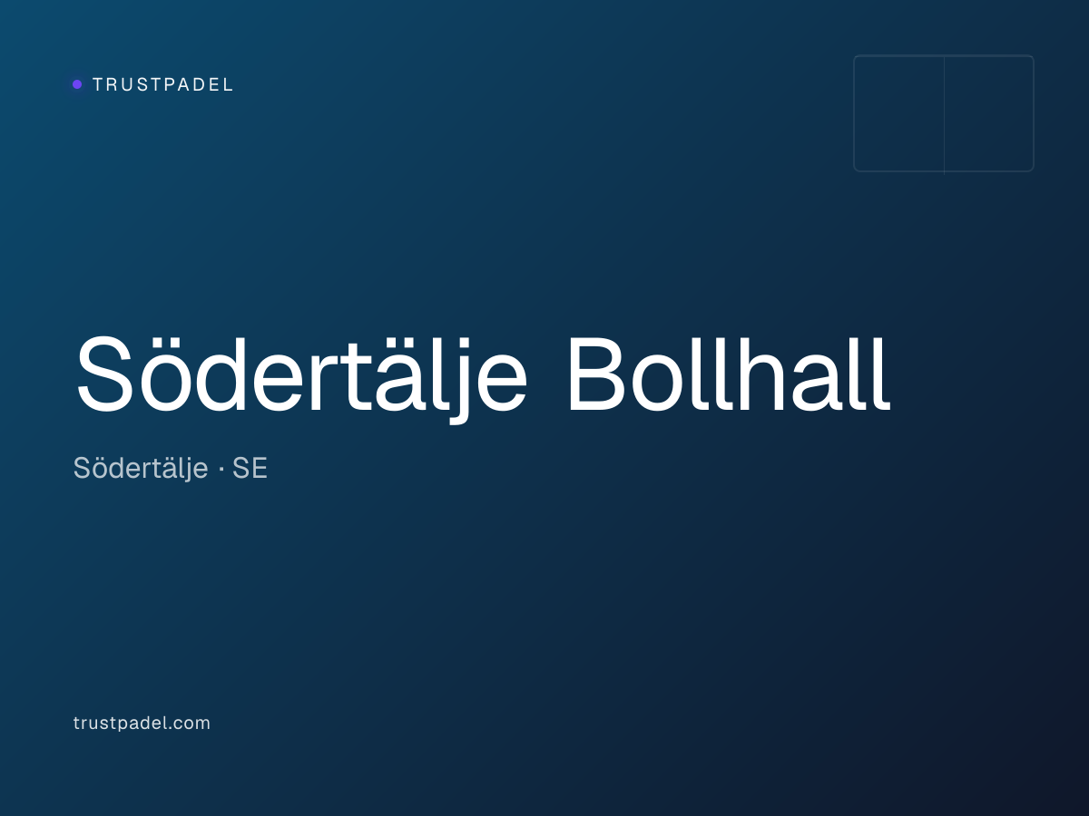 Södertälje Bollhall padel club