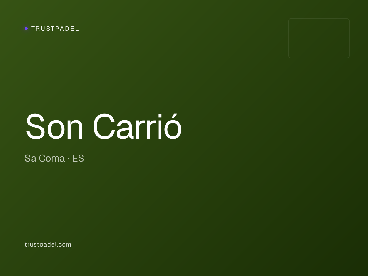Son Carrió padel club
